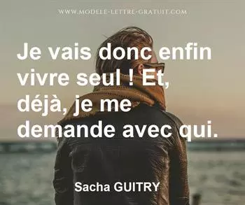 Citation de Sacha GUITRY