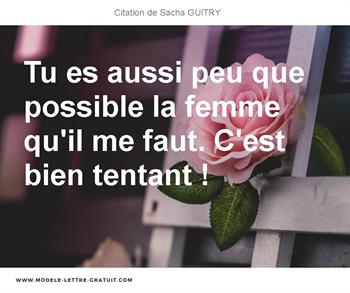 Citations Sacha GUITRY