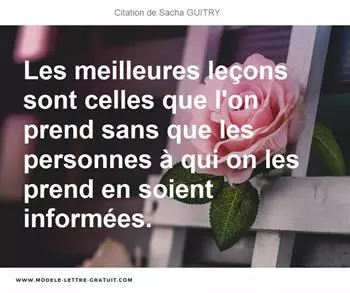 Citations Sacha GUITRY