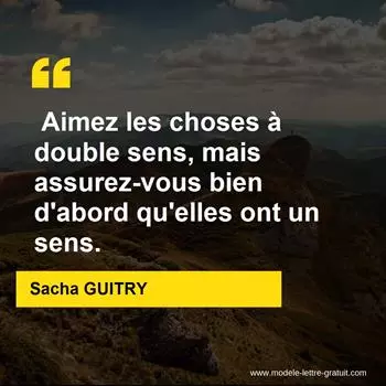Citation Sacha GUITRY