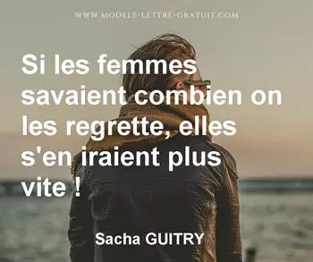 Citation de Sacha GUITRY