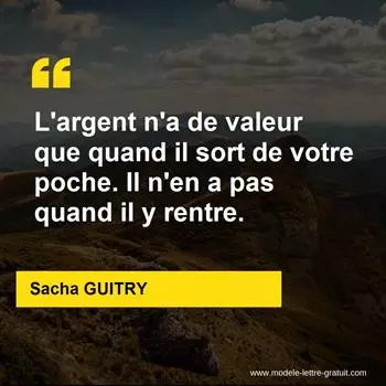Citation Sacha GUITRY