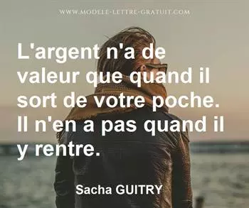 Citation de Sacha GUITRY