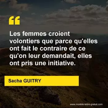 Citation Sacha GUITRY