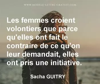 Citation de Sacha GUITRY