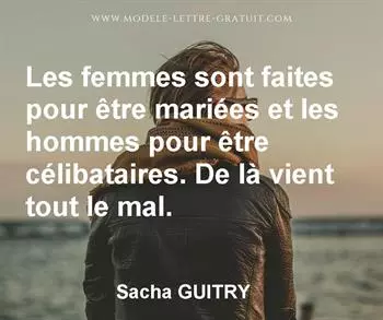 Citation de Sacha GUITRY