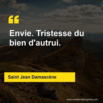 Citation de Saint Jean Damascène