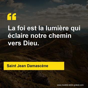 Citation Saint Jean Damascène