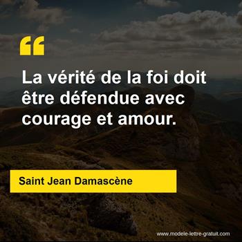 Citation Saint Jean Damascène