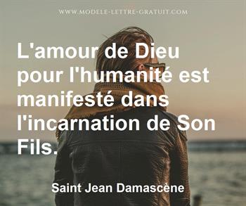 Citation de Saint Jean Damascène