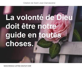 Citations Saint Jean Damascène