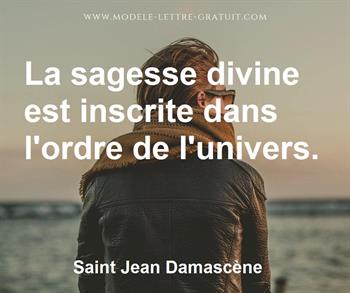 Citation de Saint Jean Damascène