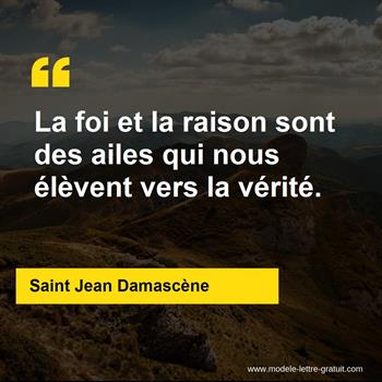 Citation Saint Jean Damascène