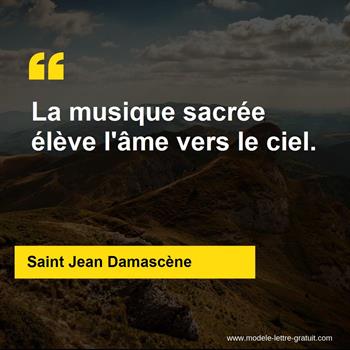 Citation Saint Jean Damascène