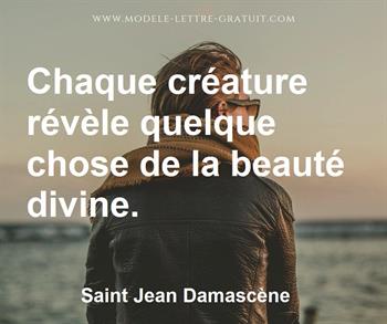 Citation de Saint Jean Damascène