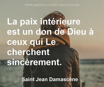 Citation de Saint Jean Damascène