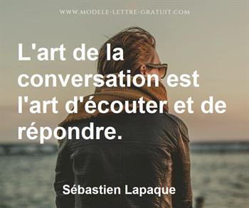 Citation de Sébastien Lapaque