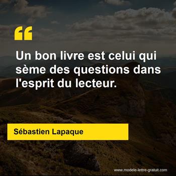 Citation Sébastien Lapaque