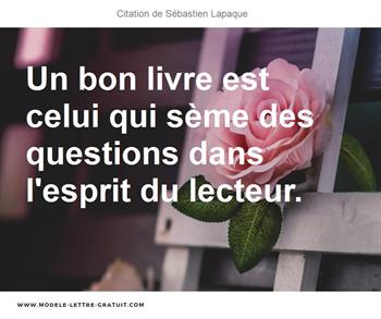 Citations Sébastien Lapaque