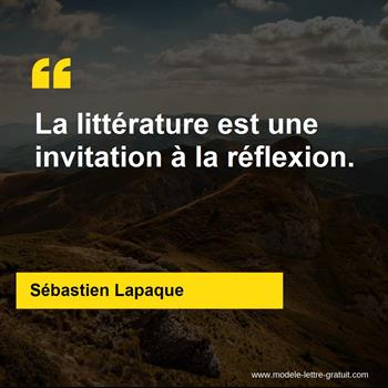 Citation Sébastien Lapaque