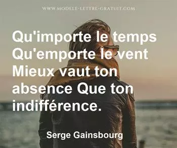 Citation de Serge Gainsbourg