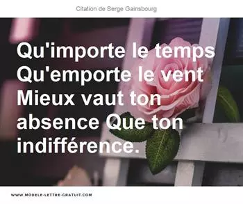 Citations Serge Gainsbourg