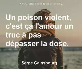 Citation de Serge Gainsbourg
