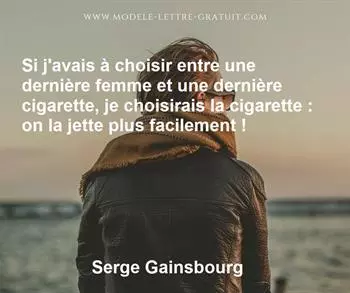 Citation de Serge Gainsbourg