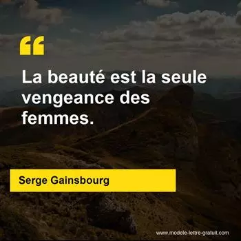 Citation Serge Gainsbourg