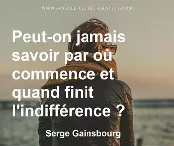 Citation de Serge Gainsbourg