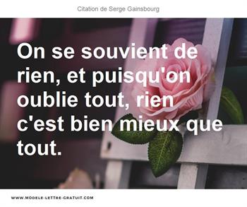 Citations Serge Gainsbourg