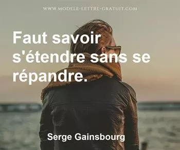 Citation de Serge Gainsbourg