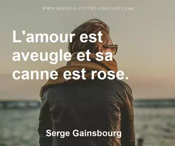 Citation de Serge Gainsbourg