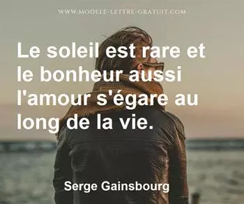 Citation de Serge Gainsbourg