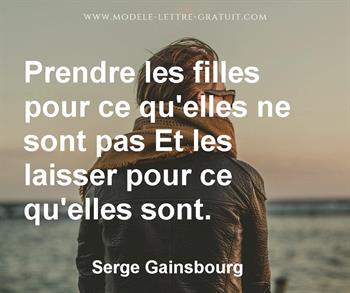 Citation de Serge Gainsbourg