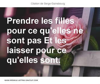 Citations Serge Gainsbourg