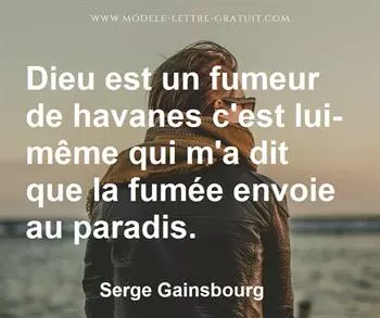 Citation de Serge Gainsbourg