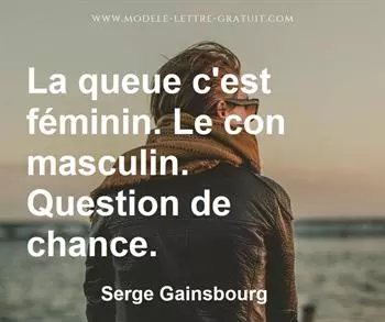 Citation de Serge Gainsbourg
