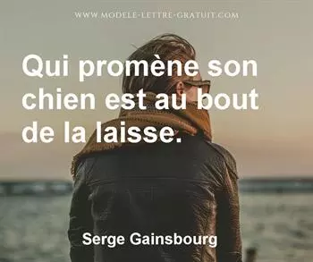 Citation de Serge Gainsbourg