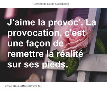 Citations Serge Gainsbourg
