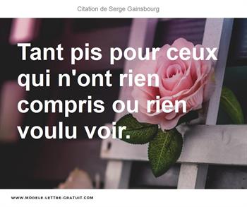 Citations Serge Gainsbourg