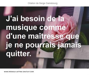 Citations Serge Gainsbourg