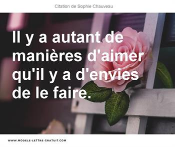 Citations Sophie Chauveau