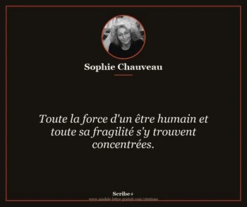 Citation de Sophie Chauveau
