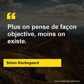 Citation de Sören Kierkegaard