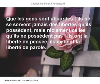 Citations Sören Kierkegaard
