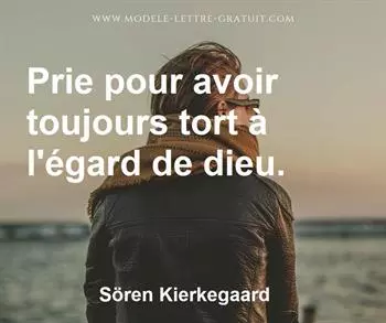 Citation de Sören Kierkegaard