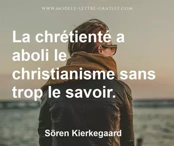 Citation de Sören Kierkegaard