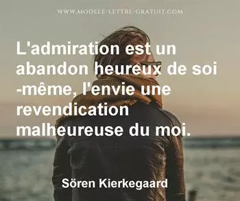 Citation de Sören Kierkegaard