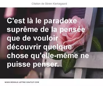 Citations Sören Kierkegaard